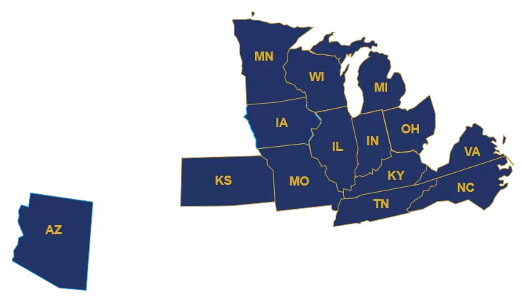 areas served